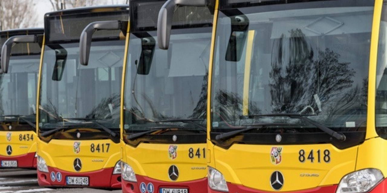 Breakdown in bus transport