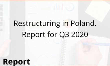 Restructuring in Poland. Report for Q3 2020. Insolvency and the COVID-19 epidemic