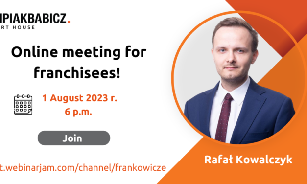 Online meeting for franchisees